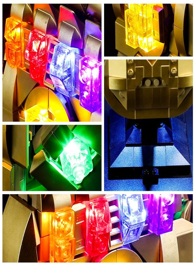 YEABRICKS LED Light for Lego-76191 Marvel Infinity Gauntlet Building Blocks Model (Lego Set NOT Included) - Image 4